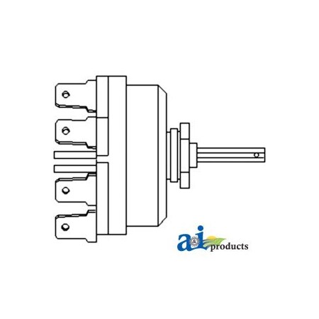 A & I Products Switch - Lamp & Horn 4.5" x4.5" x3" A-1502378C2